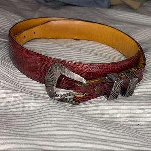 Genuine leather belt